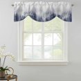 thumbnail image 2 of Tie Up Valances for Windows, Blue Mist Forest Adjustable Valance Curtains Window Treatment for Living Room/Bedroom, Pine Larch Trees Natural Landscape Rod Pocket Kitchen Curtains & Drapes 54x18 Inch, 2 of 9