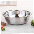 thumbnail image 6 of Topbathy Multipurpose Stainless Steel Kitchen Basin Large Metal Mixing Bowl for Rice Fruit and Vegetable Wash, 6 of 7