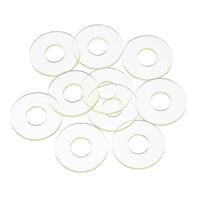Lot de 10 Rondelles Plates, Joint d'Étanchéité PU 30mm OD 12mm ID 2mm Épais