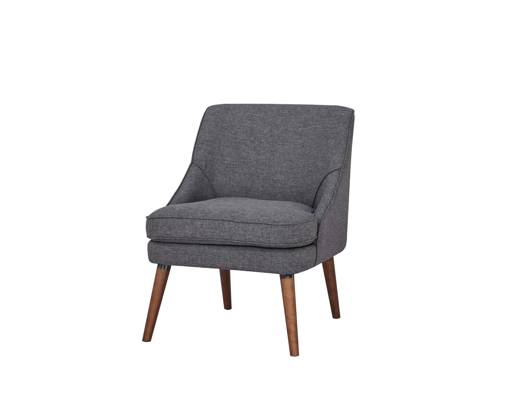 A&D Home Dana Linen Accent Chair, Dark Gray
