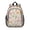 Mushroom and Character-1, variant on Mushroom and Character White Pattern Backpack for School, Cute School Bag with Adjustable Shoulder Straps and Padded Back, 15"x11.42"x5.5"