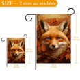 Autumn Fox Head Garden Flag 12x18 Vertical Double Sided Farmhouse