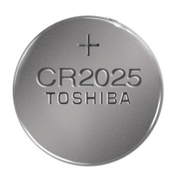 Batteries de 50 Paquets CR2025 Toshiba 3 Volts Lithium (sur une Carte)