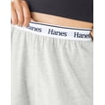 thumbnail image 4 of Hanes Originals Comfywear Women's Sleep Shorts Heather Grey Marle M, 4 of 5