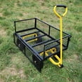 thumbnail image 3 of Holaki Tools Cart Wagon Cart Garden Cart Trucks,Heavy-Duty Solid Tire Garden Dump Cart - 4.86 cu. ft. Yard Wagon Cart with 600 LBS Capacity & Spacious Mesh Bed,Utility Wagon,37" x 19.48" x 40.15", 3 of 18