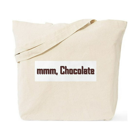 CafePress - Mmm, Chocolate Tote Bag - Unisex Canvas Tote Bag, Beige, 1-Piece