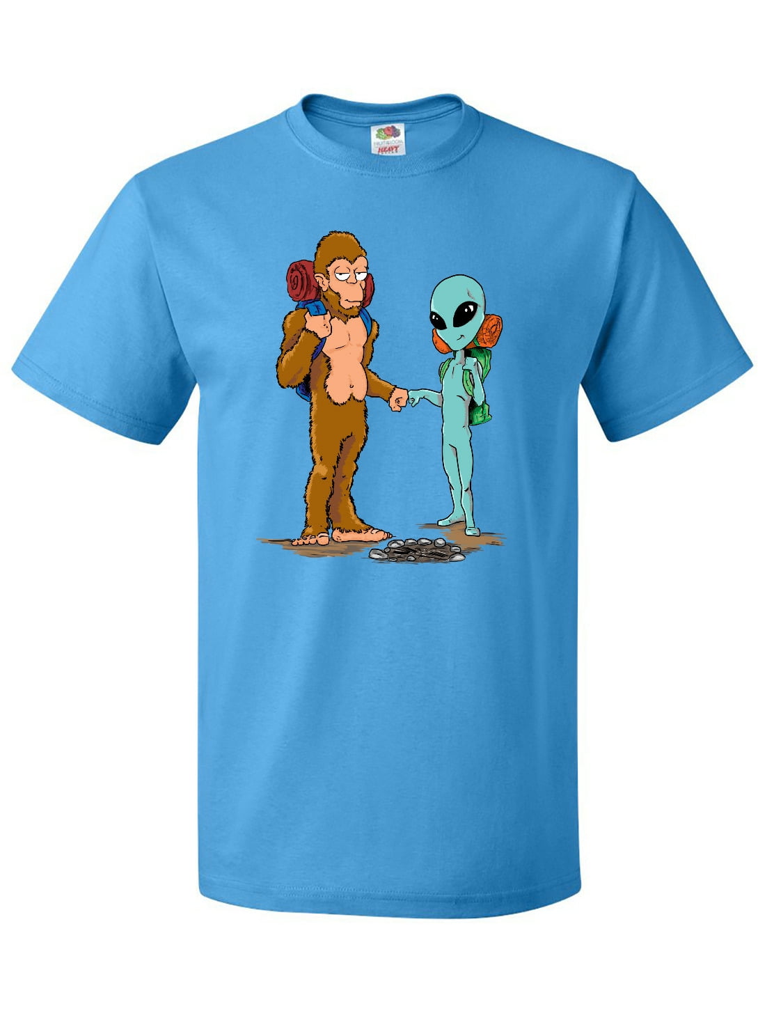 bigfoot alien shirt