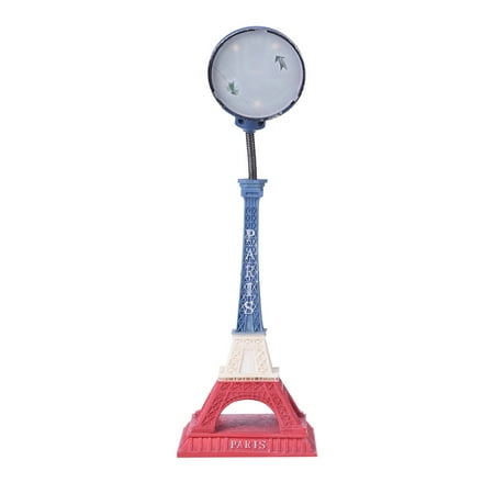 

Creative LED Night Light Resin Tower Desk Lamp Bedside Table Decor Gift - Blue White Red