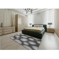 thumbnail image 5 of Ahgly Company Machine Washable Indoor Square Transitional Dark Gray Area Rugs, 5' Square, 5 of 7