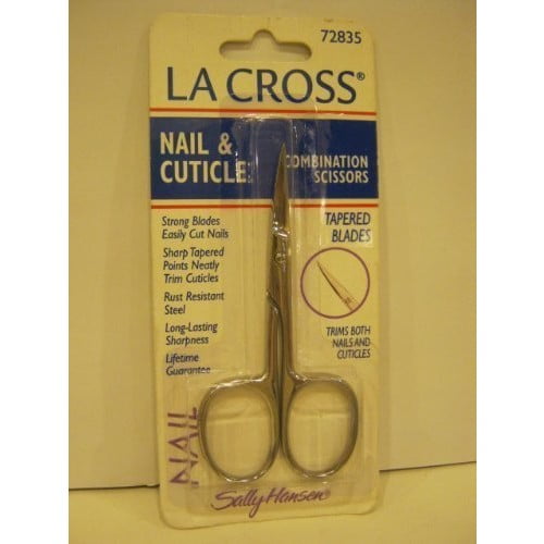 Sally Hansen La Cross Nail & Cuticle Combination Scissors Tapered