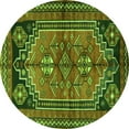 thumbnail image 1 of Ahgly Company Indoor Round Persian Green Traditional Area Rugs, 5' Round, 1 of 1