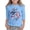 shirts 121#Blue, variant on WAYUTE Girls Patriotic 4th Of July Graphic Tee Three Quarter Sleeve Shirts for Kids Youth Loose Cute Casual Outdoor