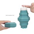 thumbnail image 3 of Botella de agua plegable, tapa con boquilla de 550 ml: ultraplegable, apta para viajes, silicona de calidad alimentaria, 3 of 3