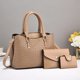 thumbnail image 1 of 2024 Nuevo bolso de mujer de cuero tejido, conjunto de tres piezas, bolso de mano para mujer, bolso de mano de un solo hombro de gran capacidad, bolso cruzado para mujer, 1 of 5