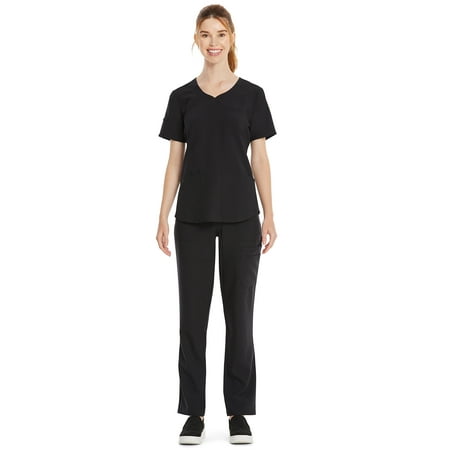 

Scrubstar Women s Core Essentials Sweetheart V-Neck Scrub Top WM03T918