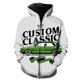 thumbnail image 1 of Sudadera con capucha y cremallera para hombre, diseño de coche clásico de dibujos animados, estilo Harajuku, con estampado 3D, manga larga, divertida, informal, estilo hip hop, unisex, 2024, 1 of 6
