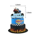 thumbnail image 3 of Heidaman Monster Truck Birthday Party Supplies, 104Pcs Decorations Include Balloons, Backdrop, Banner, Cake Toppers, Tableware, Tablecloth, 3 of 8