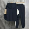 thumbnail image 4 of Ccpelsie Sweatsuits for Men 2 Piece Men's Jogging Tracksuit Set Hoodie Casual Athletic Long Sleeve Zipper Suit Set(A01-Navy,S), 4 of 7