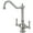 Brushed Nickel, variant on Pioneer Faucets 2Am400 Americana 1.5 GPM Single Hole Kitchen Faucet - Bronze
