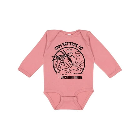 

Inktastic Summer Vacation Mode Cape Hatteras North Carolina Boys or Girls Long Sleeve Baby Bodysuit