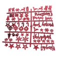 thumbnail image 5 of Elementos navideños dorados de 3 caracteres reemplazables tablero de letras de fieltro DIY manual, 5 of 5