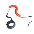 thumbnail image 2 of Coiled Surfboard Leash with Adjustable Length 90-300cm, Ankle Strap, Elastic Rope, Safety and Durability for Paddleboarding and Surfing Accessories, 2 of 6