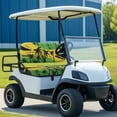 thumbnail image 2 of Yuyamidu Jamaican Flag Golf Cart Seat Covers Full Set of 2 Coconut Tree Golf Cart Bench Seat Cover Back Rest Cover Protector Fits Most Club Cars Golf Carts, 2 of 7