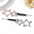 thumbnail image 4 of Pinzas para el cabello con forma de estrella, pasadores para el cabello de boda para novia, pasador para el cabello con diamantes de imitación de cristal, accesorios para el cabello para mujeres, 4 of 4
