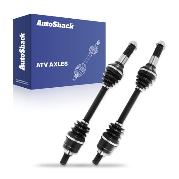 AutoShack Rear ATV CV Axle Assembly | Replacement for 2011-2014 Yamaha YFM450 Grizzly 4x4 Auto EPS | 2-PC