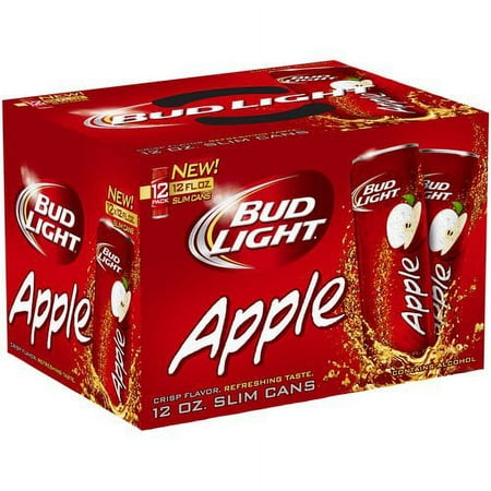 Bud Light Apple Beer, 12 pk 12 fl. oz. Cans