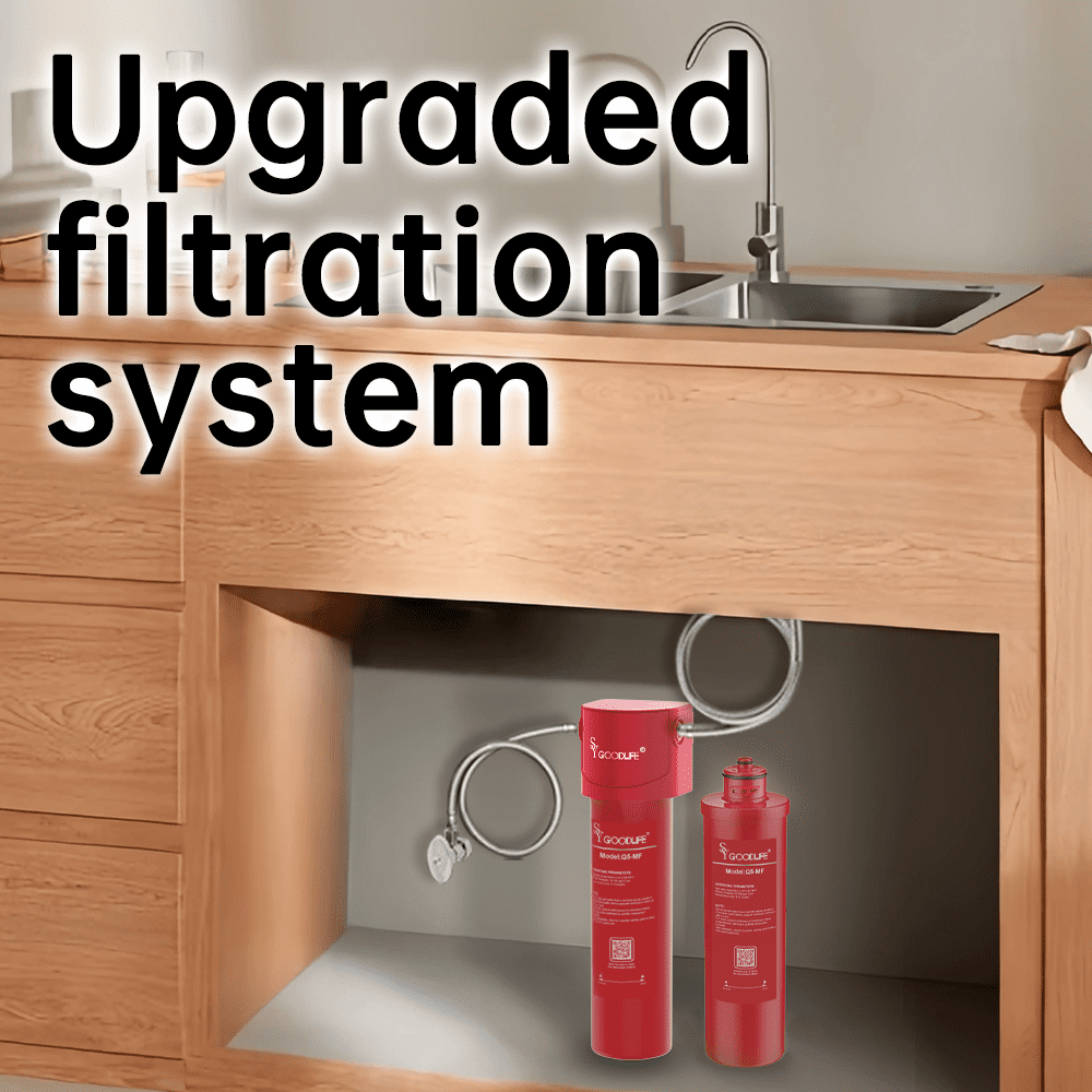 SY-Q5-MF(AS) Quick Connect Under Sink Water Filter,Replace the filter,Effectively Reduces Fluoride, Lead, Chlorine, And Odors. For SY-Q5-MF