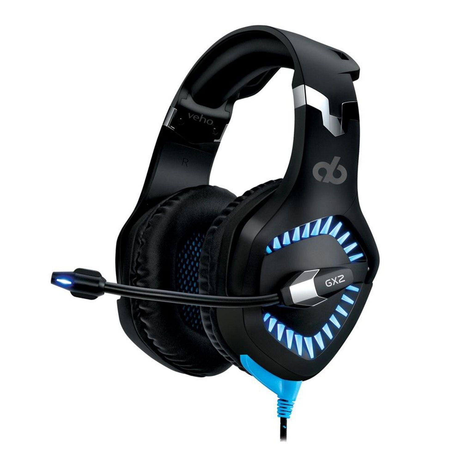 Veho casque de jeu GX-2 Alpha Bravo avec son surround 7.1