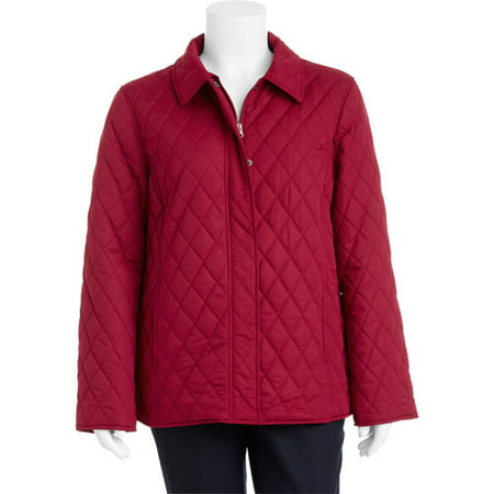 White Stag - Women's Plus-Size Quilted Jacket - Walmart.com