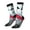 3 Black, variant on Flamingo On The Jungle Crew Socks for Men & Women, Breathable Casual Athletic Ankle Socks