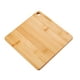 thumbnail image 2 of Tabla de Cortar de Madera Maciza - Tabla de Cortar de Bambú para Cocina con Orificio para Colgar, 18 X 18 X 1 Cm, Tabla para Frutas y Verduras, Diseño de Veta de Madera Amarilla Natural para Uso Domé, 2 of 6