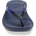 thumbnail image 3 of FitFlop womens Iqushion Ombre Sparkle Flip-flops 5 Midnight Navy, 3 of 5