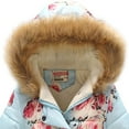 thumbnail image 2 of Veste Matelassée pour Enfants Garçons et Filles Mode Imprimé Dessin Animé Grand Garçon Col Long Veste Matelassée à Capuche, 2 of 5