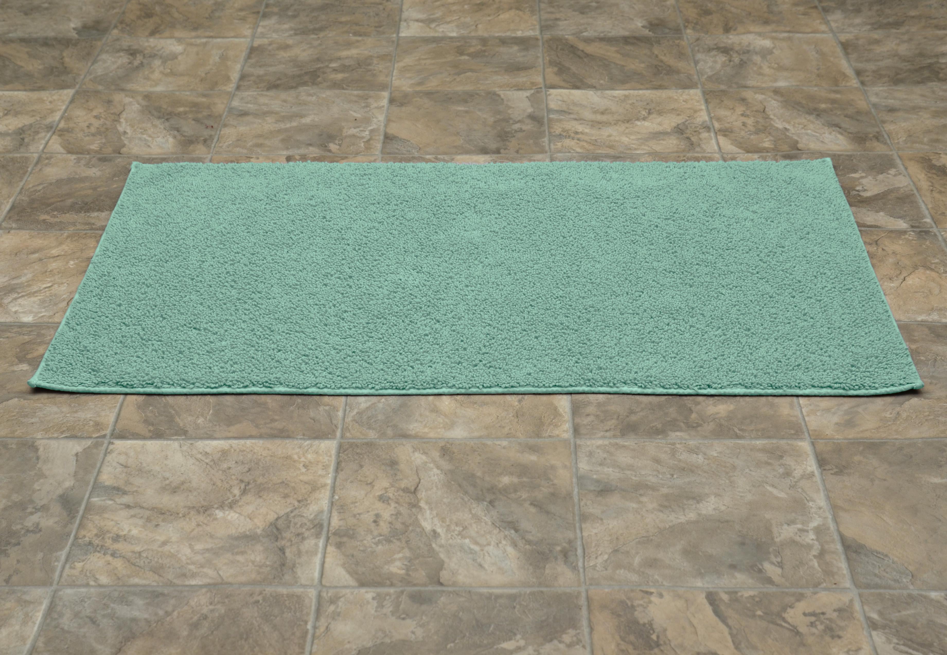 Garland Rug Classic Cotton Sea Foam Bath Rug, 24" x 40"