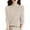Beige, variant on Women Sweaters Clearance Sale Women's Semi Turtleneck Sweater Long Sleeve Solid Color Pullover With A Base Shirt Autumn And Winter Warm Loose Sweater