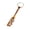 Brown, variant on DIY Keychain Unfinished String Lanyard Keychain Crystal Stone Holder