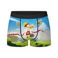 thumbnail image 2 of Recién llegado, calzoncillos tipo bóxer transpirables para hombre con estampado de dibujos animados de Rayman Legends Adventures Game, ropa interior para hombre, regalo, 2 of 5