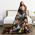 thumbnail image 5 of Blanket Hugh Jackman Soft and Comfortable Wool Fleece Throw Blankets Gift for Home Decoration Sofa Office car Camping Yoga Travel Home Decoration Cozy Plush Beach, 5 of 5