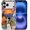 Christian Healing Collage, variant on Case Compatible with iPhone 15 Pro Max, Cute Dual Layer Hybrid Phone Cover, Military Grade Drop Protection, Aesthetic Shockproof Phone Case for Women Girls, Surfboard Collage