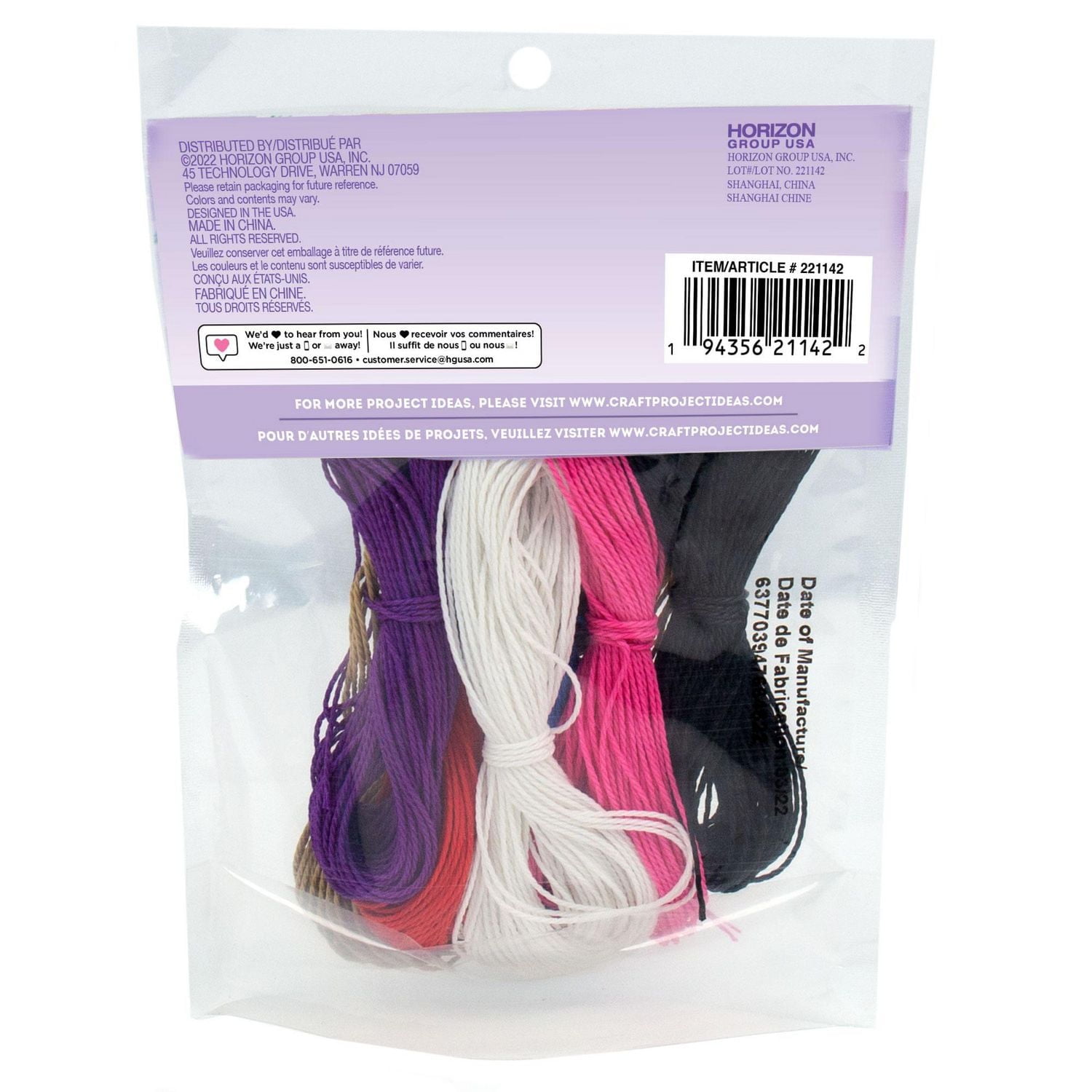 Cordon à tresser Hello Hobby, lot de 7 Cordon à tresser