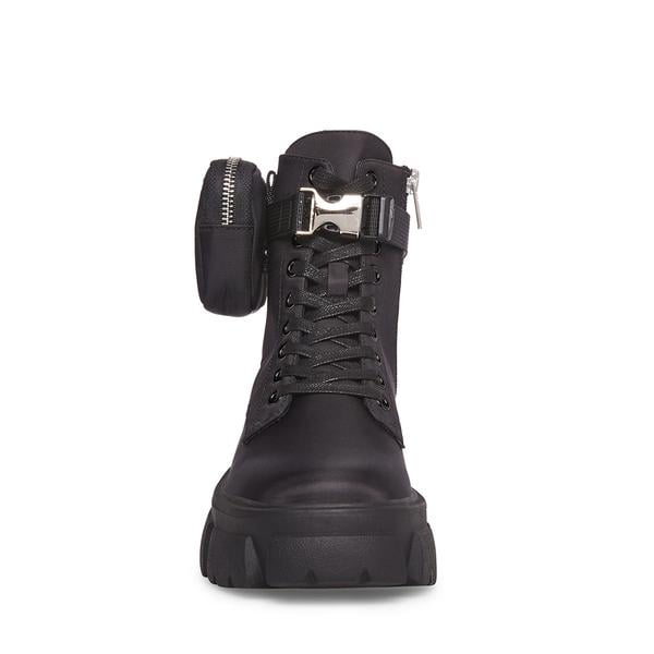 Steve Madden Thora-P Pouch Extra-Chunky Platform Ankle Combat