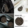 thumbnail image 7 of XYZCANDO Jungle Mushroom Trash Can Lipstick Cover Handbrake Cover Fender Cover Seat Belt Cover Steering Wheel Cover Armrest Cover Car Cushion Cover Car Coasters Keychain Comfortable, 7 of 7