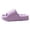 Purple#026, variant on Women's Cloud Slides Pillow Slippers, Thick Sole EVA Shower Slides with Drainage Holes, Non-Slip Quick Dry Bathroom Sandals for Home Beach Pool Indoor Outdoor (Beige, 40)