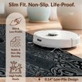 thumbnail image 6 of Design&I 4'x6' Washable Area Rug Snag-Free Skid-Resistant Medium Vintage Damask With Filigree Corner Motifs Gothic Spider And Playful Expressive for Home Office, Under Desk, 6 of 7
