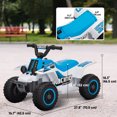 thumbnail image 3 of Qaba VTT Quad 6 V pour Enfants, Voiture Électrique à 4 Roues avec Phares, Blanc, 3 of 10