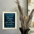 thumbnail image 2 of Designs ByLITA Wash Your Hands And Say Your Prayers Because Jesus And Germs Are Everywhere, 8 x 10 White Wall Print (Framed) | Home Decor, 2 of 7